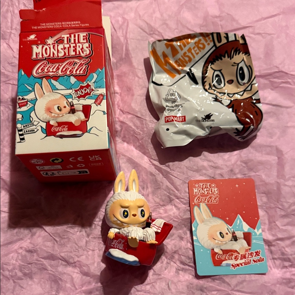Coca-Cola The Monsters Collectible with Red and White Accents
